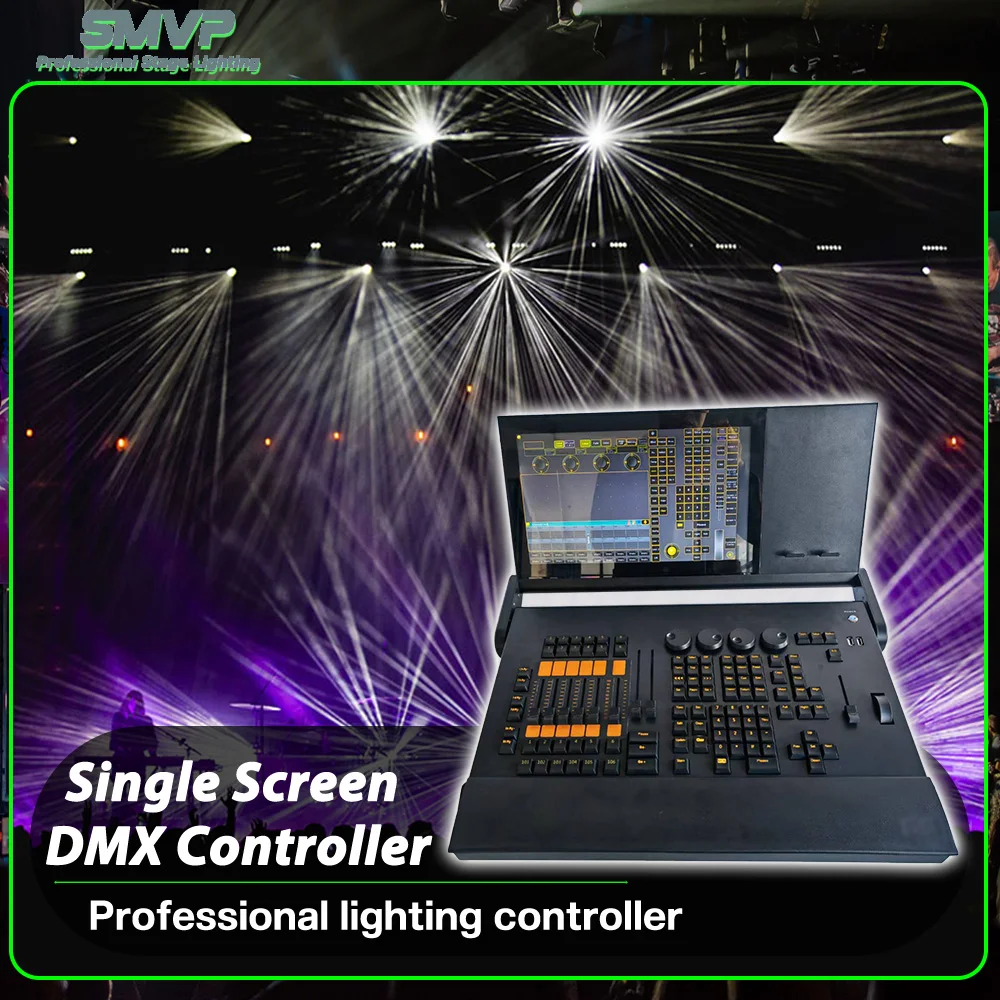 Hot Lighting Console i7 CPU motherboard DMX512 Controller Dark Horse Flank DMX Controller Stage Computer Console For DJ Disco