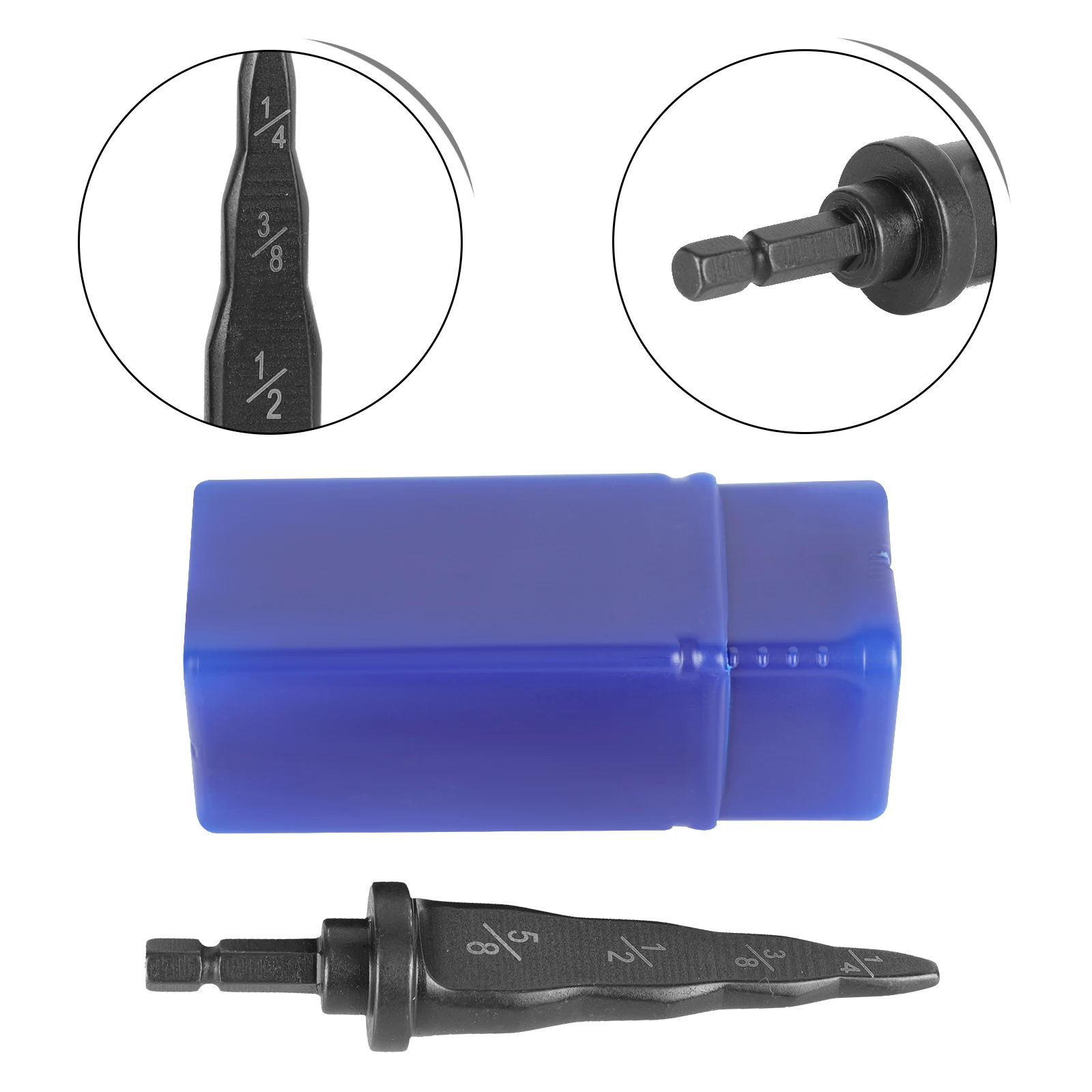 

4 in 1 Electric Pipe Expander Tool Set Hexagonal Handle Copper Tube Flaring Swaging Drill Bit HVAC Metal Tools Kit