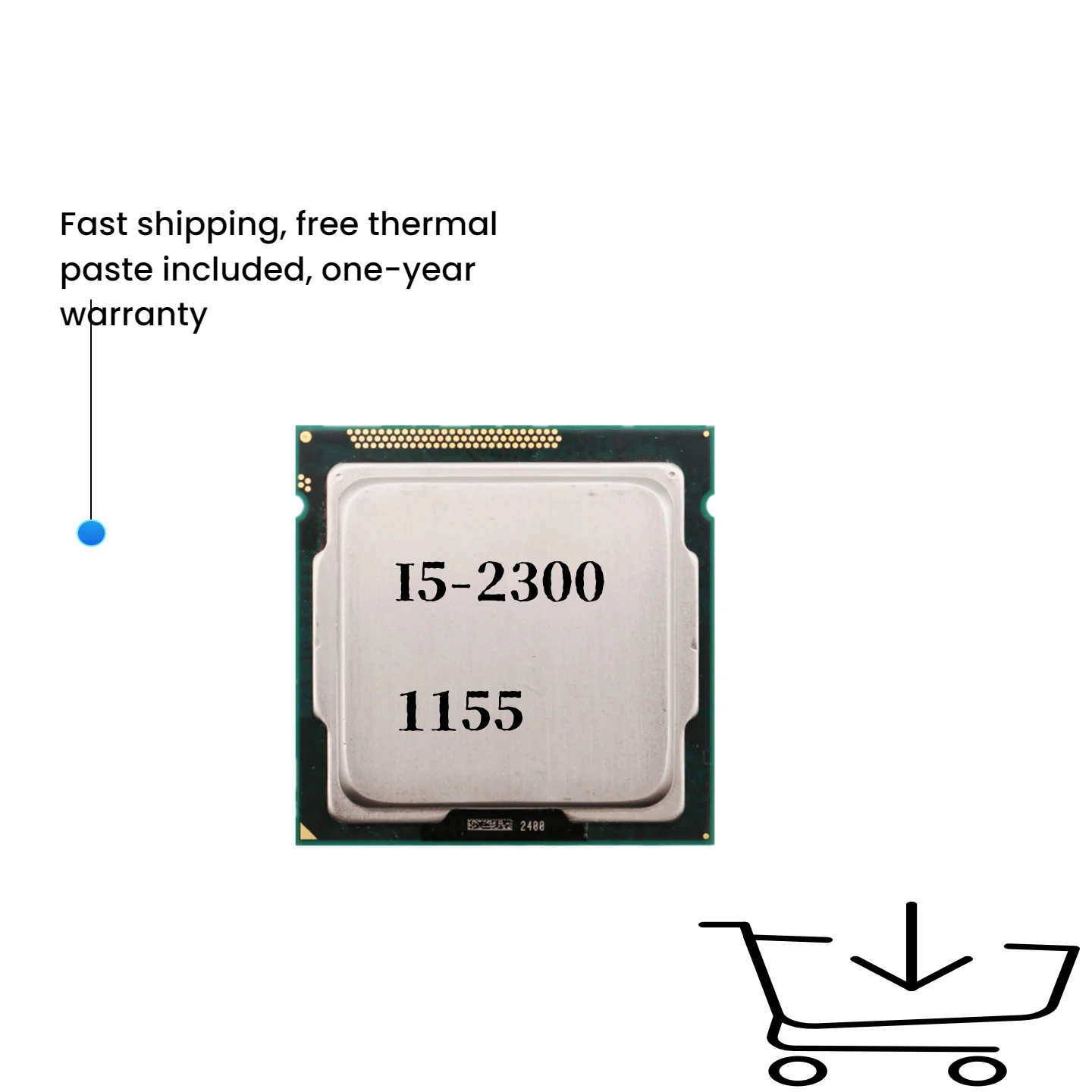 Core i5 2300 i5-2300 2,8 GHz Quad-Core-CPU-Prozessor 6 MB 95 W LGA 1155