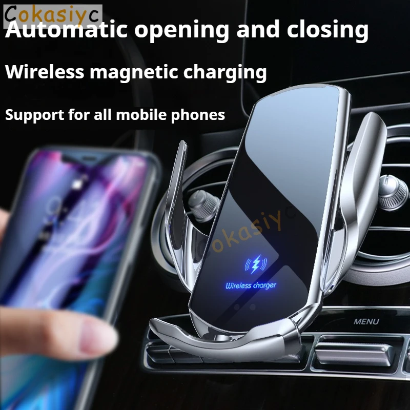 For Hyundai Elantra CN7 2021 2022 2023 2024 Car Phone Holder Screen Fixed Navigation Bracket Wireless Charging Car Accessories