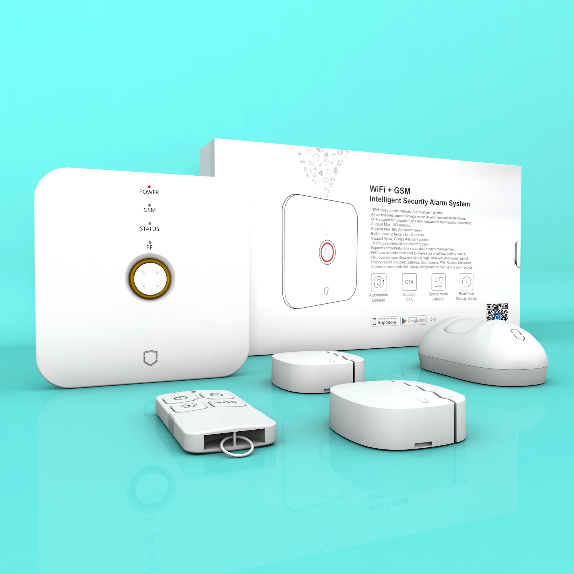 

4G GSM Home Security Alarm CMS Monitoring Center