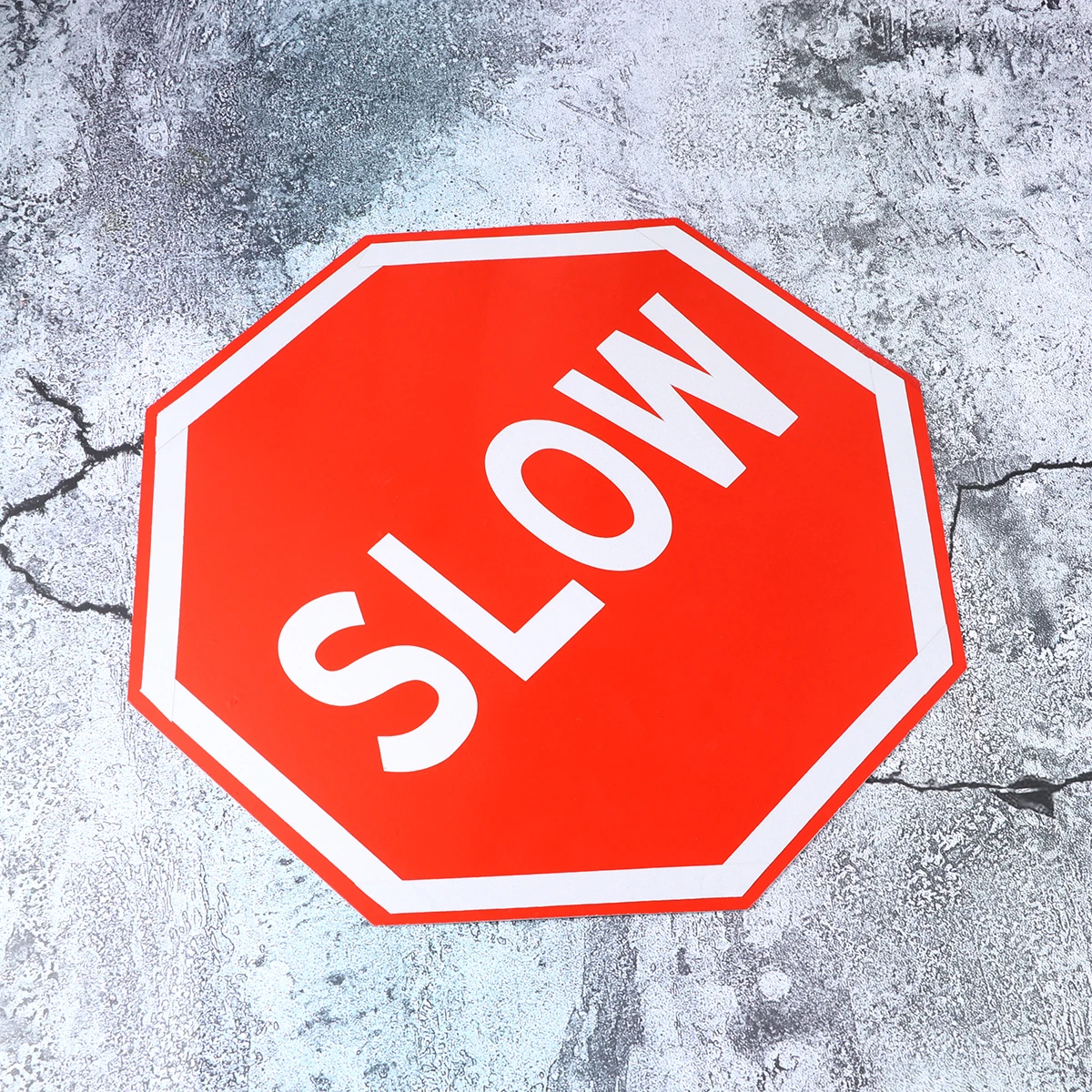 Traffic Sign Stop Slow down for Car Road Signs Reflective Safety Street Customized