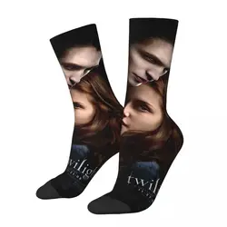 Happy Male Men Socks The Twilight Saga Breaking Dawn Sock Edward Bella Vampire Graphic Women Sock primavera estate autunno inverno