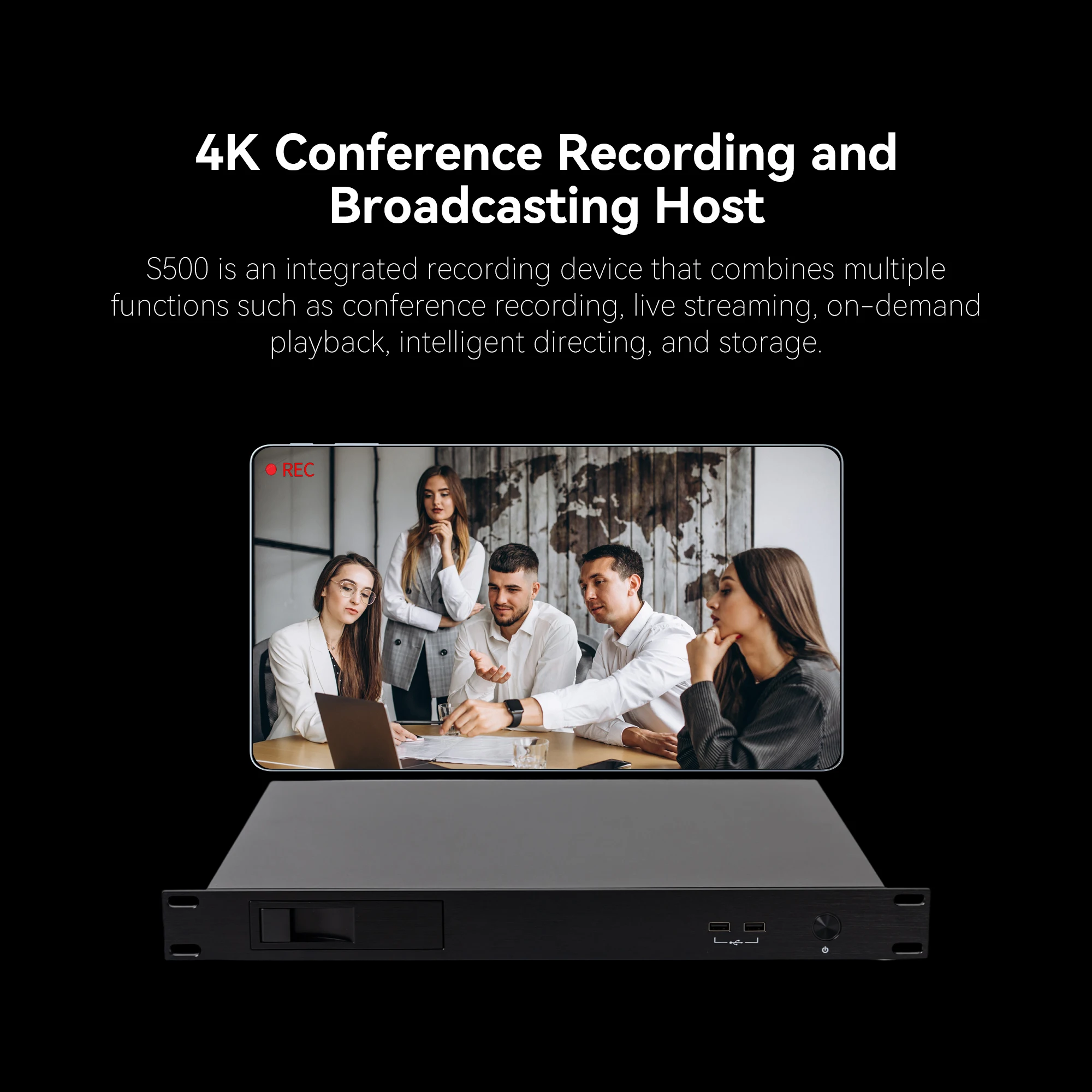 4K HDMI Conference Recording Broadcasting Host Real-time Streaming AV Management And Interactive Communication