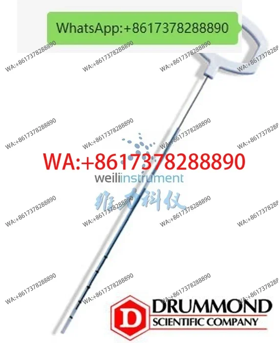 Original americano DRUMMOND PCR pipeta microvidrio pistón paja 5-000-1001-X10