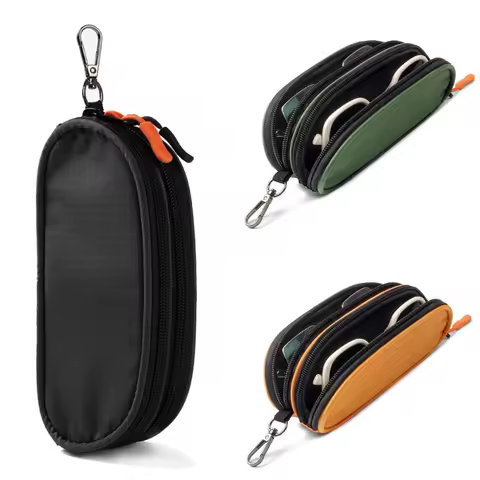 New Double Layer Sunglasses Case Durable Waterproof Glasses Bag Multi-Functional Glasses Storage Box Outdoor