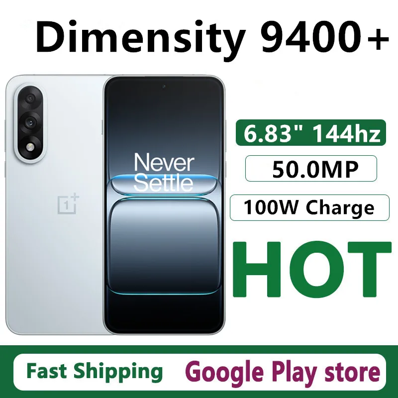 Original Oneplus Ace 5 Ultra teléfono móvil dimensión 9400 + 6,83 "AMOLED 144HZ 50.0MP cámara 100W carga 6700mAh batería Face ID