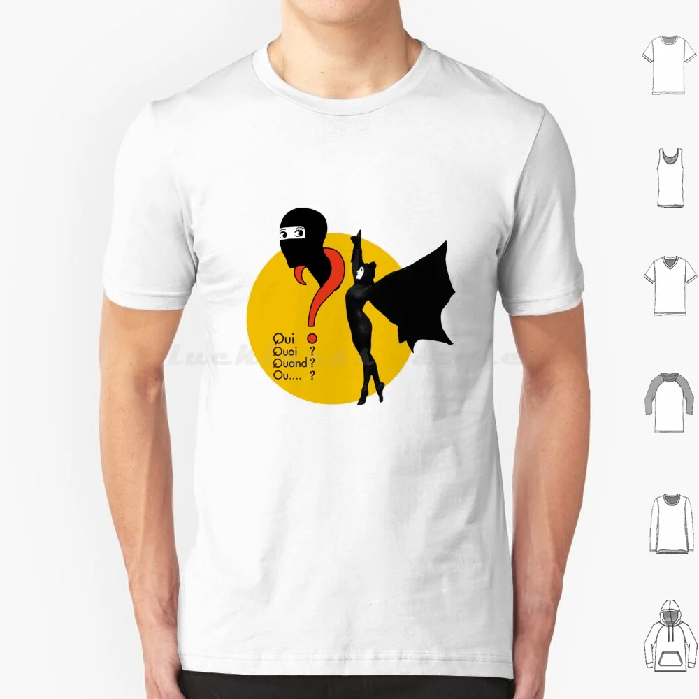 Les Vampires-Qui ? Quoi ? Quand ? Ou... ? T Shirt 6xl Cotton Cool Tee Collage Composition Digitalart Digitalcollage Retro Old