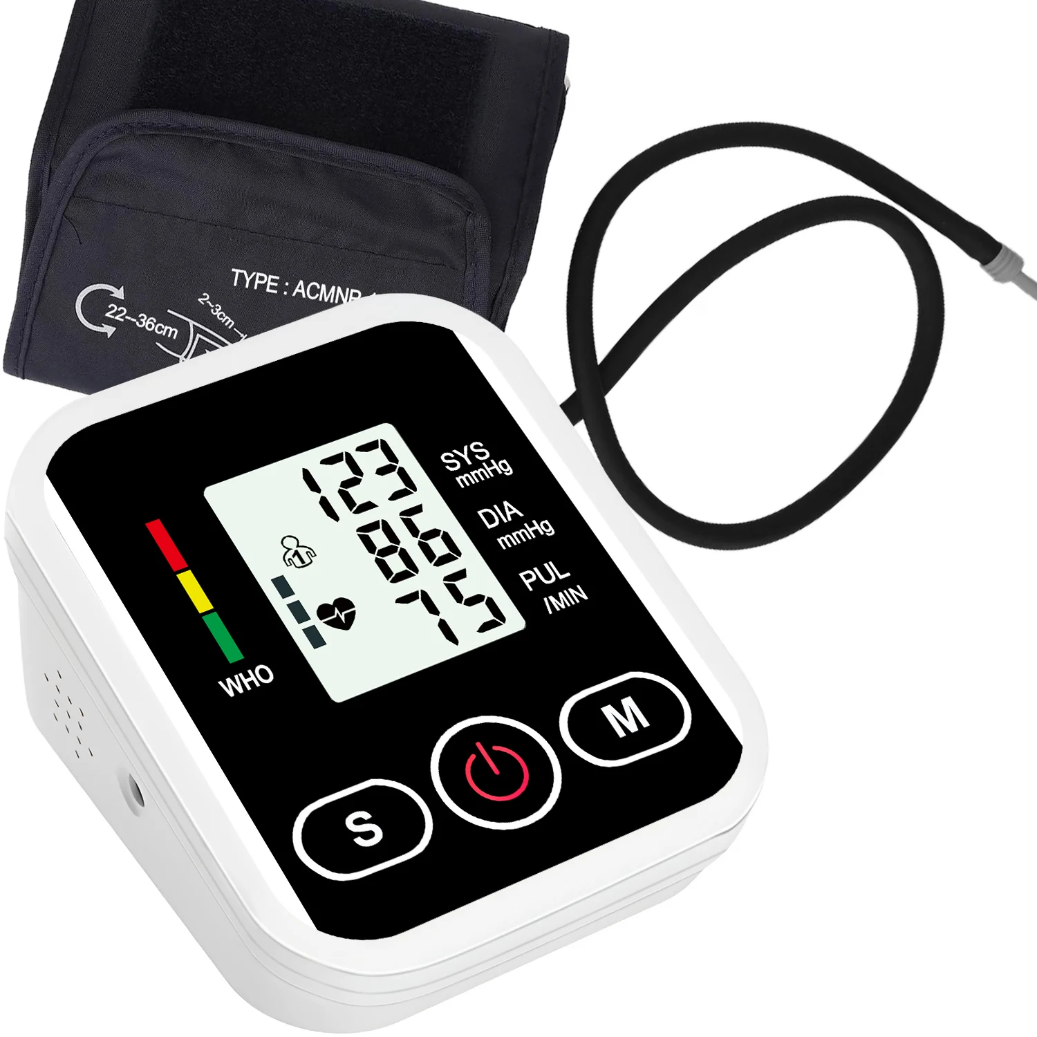 Tensiomètre électronique automatique avec brassard surdimensionné de 36 cm pour bras larges – Moniteur de tension artérielle numérique pour adultes – Surveillance de la santé