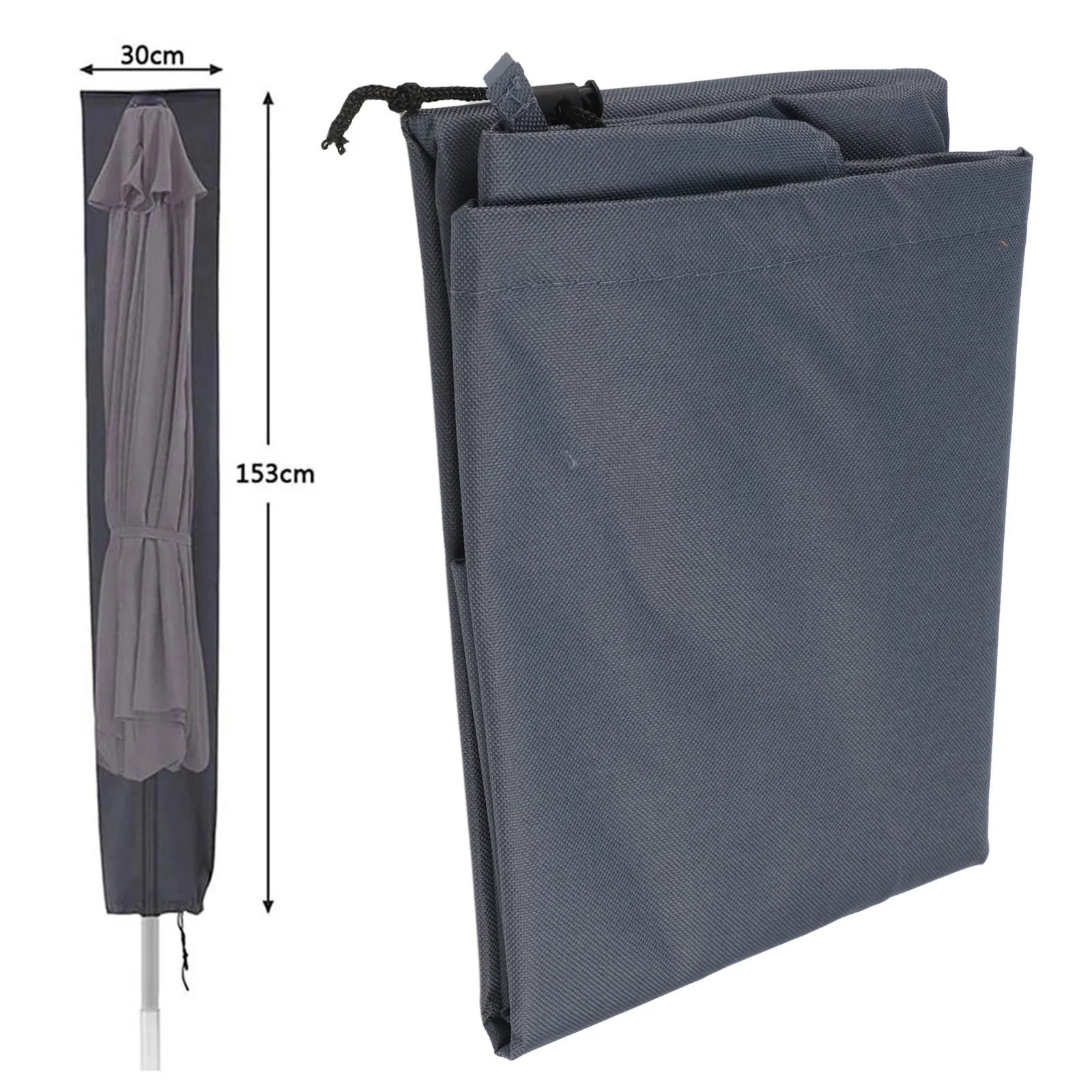 600D Oxford Outdoor Umbrella Cover Strong and Reliable Protection Against Rain and Wind for Your Patio Umbrella