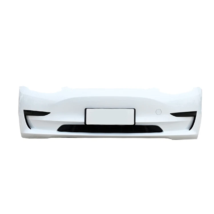 

Accessories parts Body kits High Quality product PP pearl white Front bumper Kit for tesla Model 3