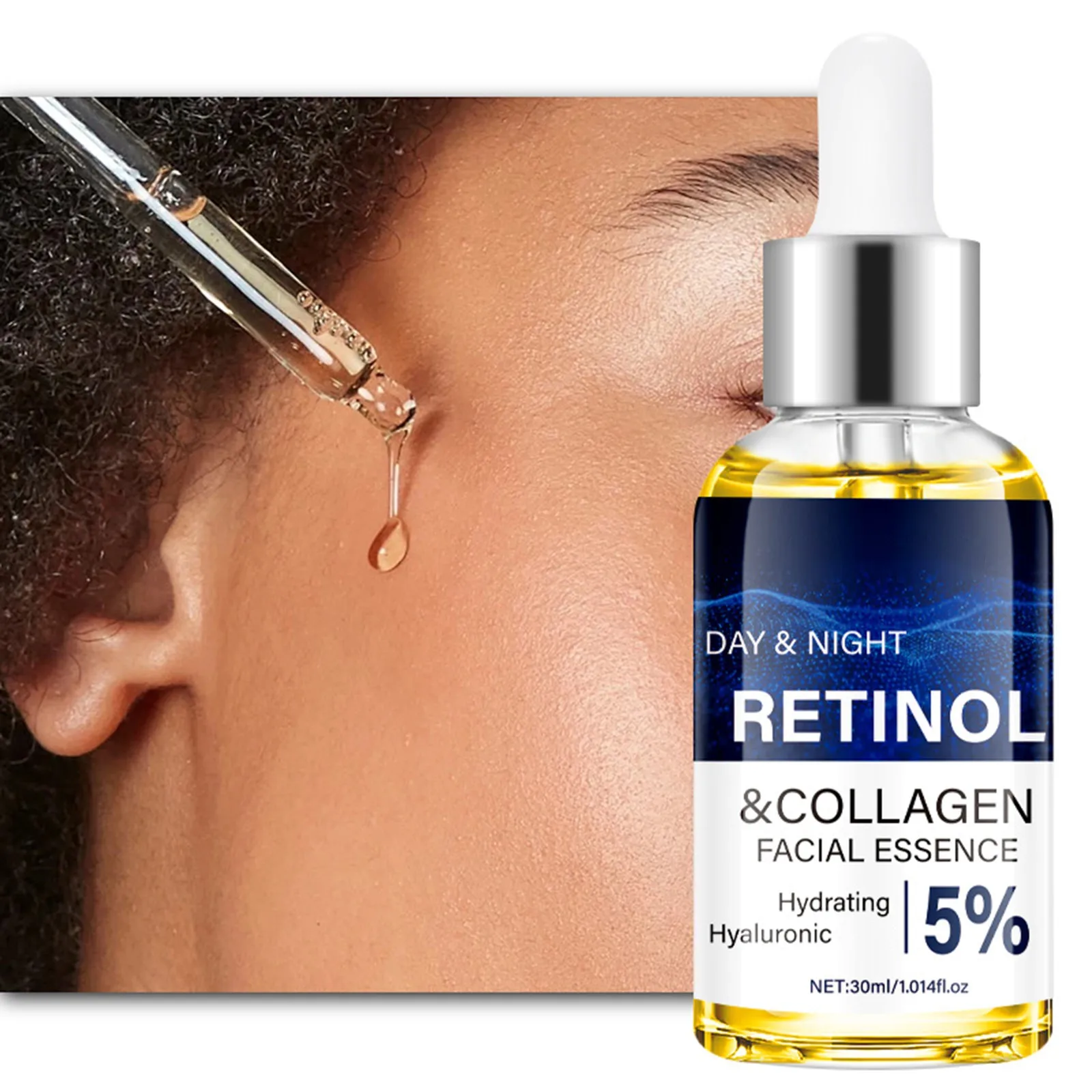 Retinol Cream Serum Combo Firming Anti-Aging Locks In Moisture Repairs Skin Smoothes Wrinkles Increases Elasticity Skin Care