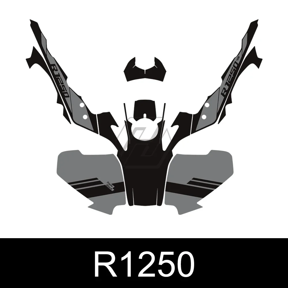 

For BMW R1200GS R1250GS Adventure Triple Black 2014-2022 Motorcycle Full Graphic Decal Kit