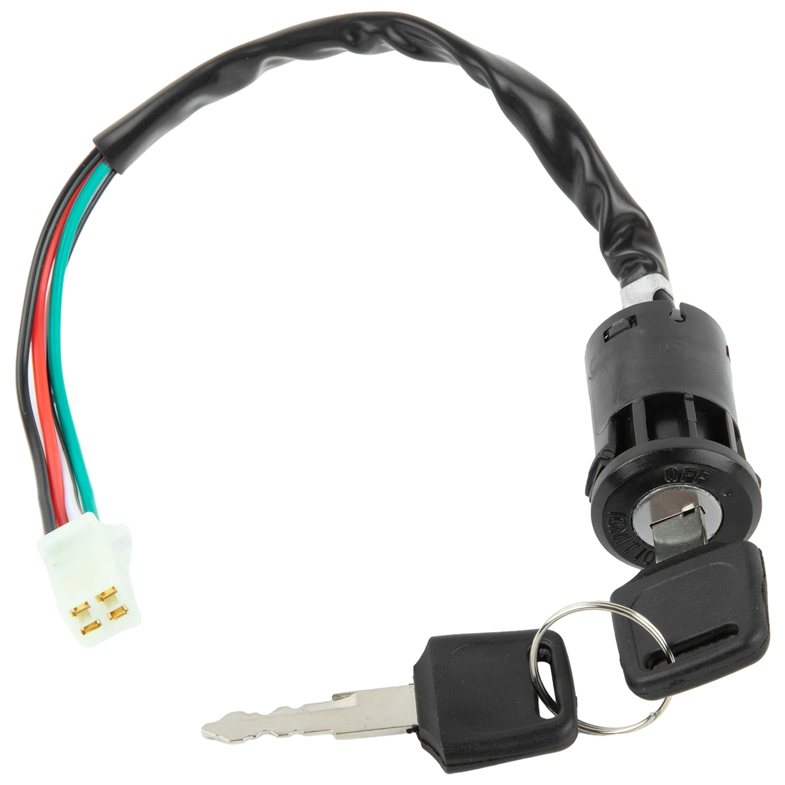 

Electrical Ignition Switch for Motorcycle and For ATV with 2 Keys 4 Wire Connection Suitable for Dirt Bike Quad Models