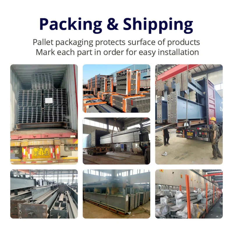 custom.Stock House Entrepot Prefabrique Prefabricated Warehouse Metal Construction