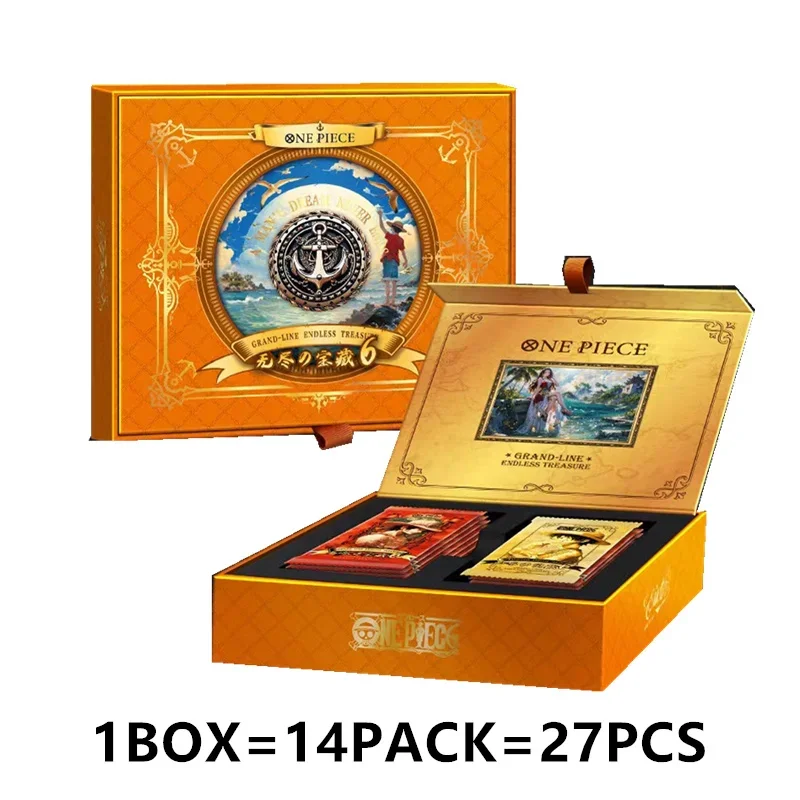 One Piece Card Endless Treasure 6 Anniversary Edition Collectible Cards Endless Treasures Gold and Silver Cards Gold Coin Cards