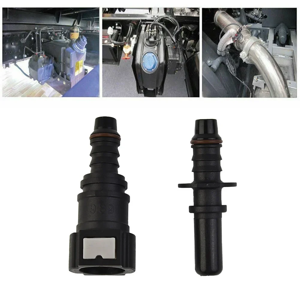 

1x Straight 7.89 Mm ID6 Auto Fuel Pipe Hose Joint Quick Release Fitting Set B1-7.89-ID6 Straight Connector Car Replacement Parts