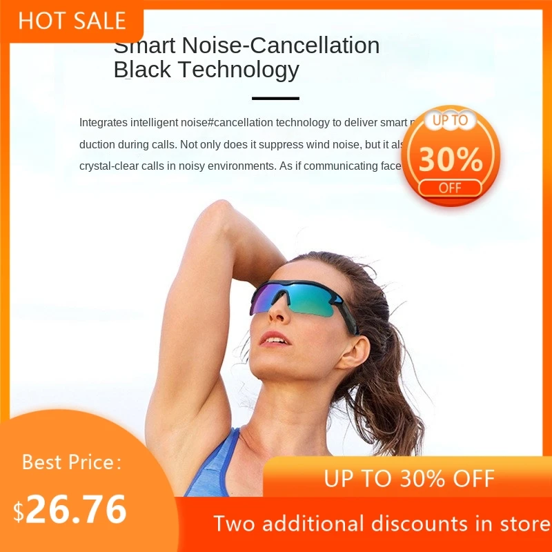 Super Cool Smart Bluetooth Glasses Headphones Wireless Multifunctional Sunglasses Can Drive Talk Music Ride Polarized Light New