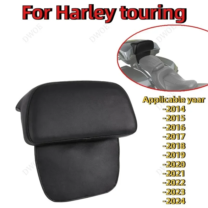 

CVO Electra Glide Motorcycle Chopped Razor Tour Pack Backrest Pad Trunk Backrest Pads Backrest Pad For Harley touring 2014-2024