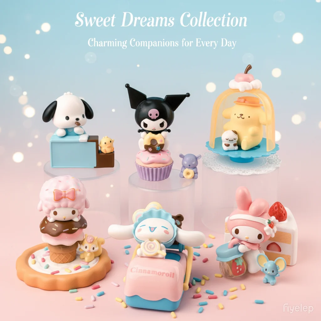 

Аниме фигурка слепая коробка красочный рай Sanrio Kuromi гадание кукла модель фигурки Куроми декор торта на день рождения загадочный подарок