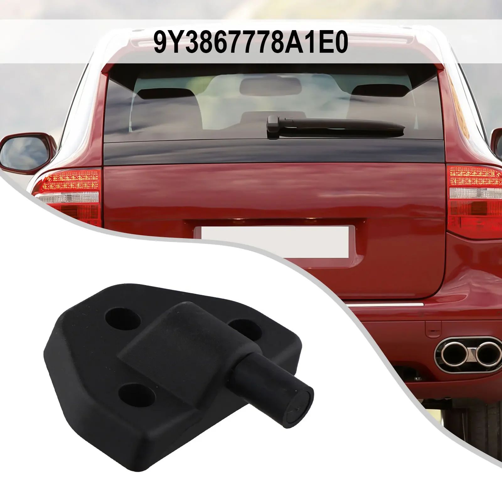 9Y3867778A1E0 Plastic Rear Right Trunk Cargo Cover Bearing Block Support Exterior Accessories Trunk Trim Exterior Parts