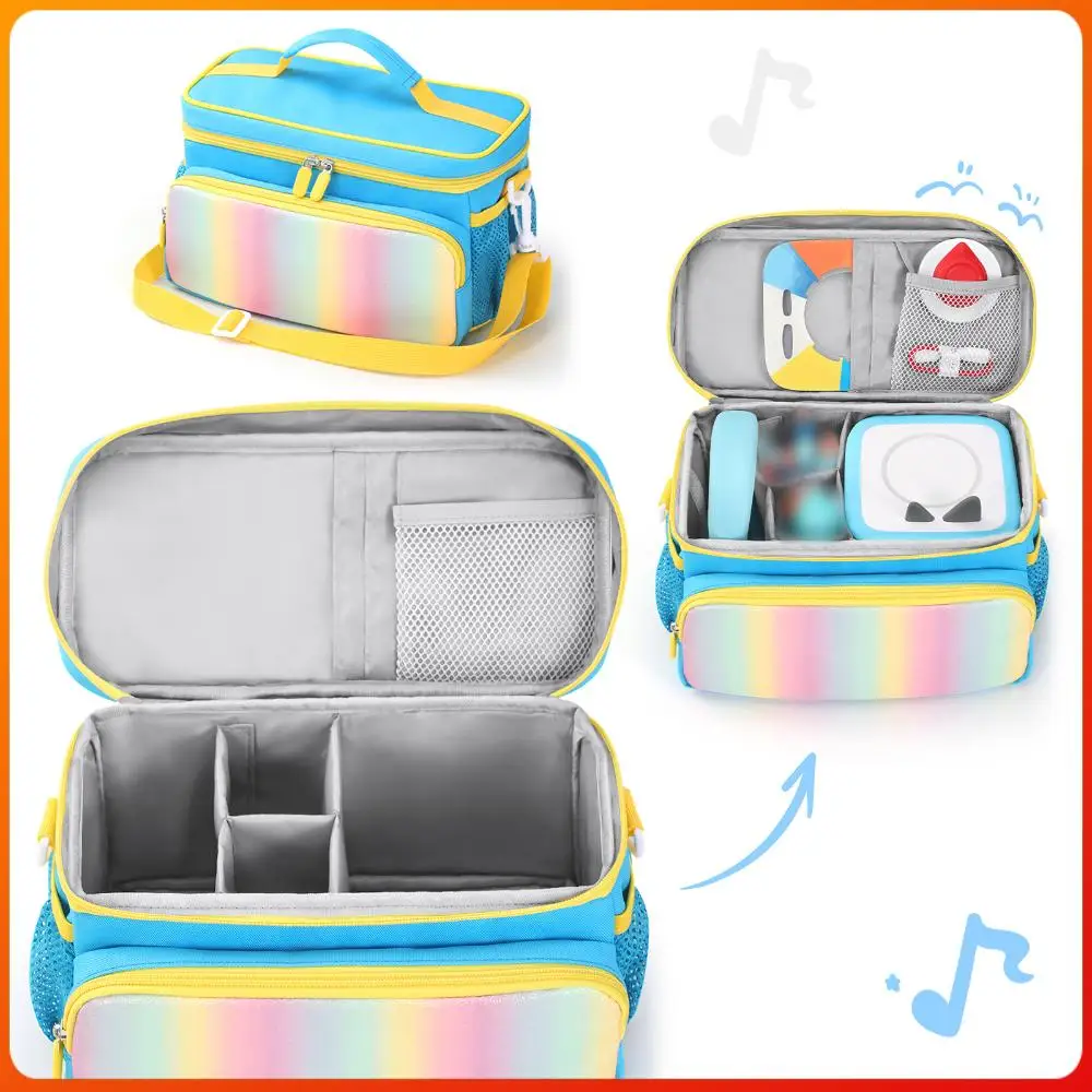 

Портативный чехол для Toniebox 2/1 с плечевым ремнем и ручкой, сумка для хранения наушников, износостойкая сумка для переноски большой вместимости