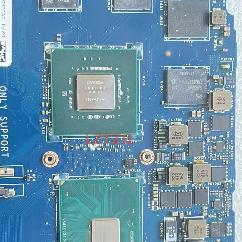 LA-G341P For Dell  XPS 15 9570 Precision 5530 Laptop Motherboard E-2176M I5 I7 I9-8th CPU GTX1050/1050Ti P1000/P2000 Tested OK