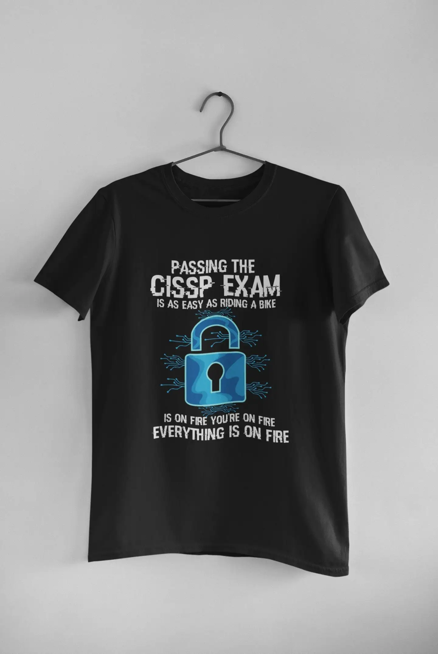 Cybersecurity T Shirt Programmer Coding Cyber Security Passing The Cissp Exam