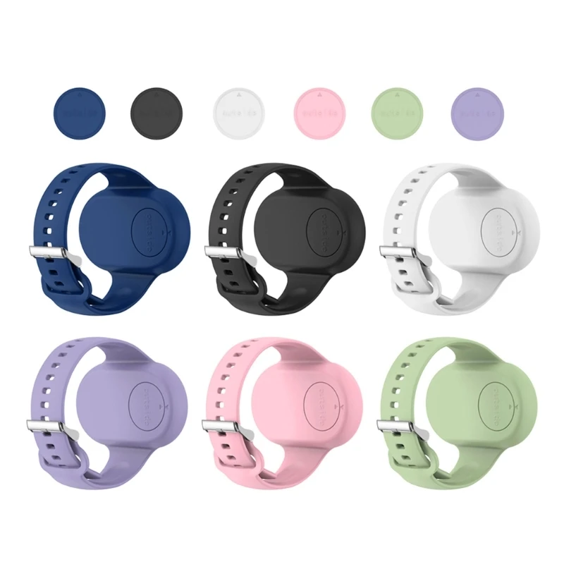 Soft & Flexible Strap Waterproof Rubber Straps Rubber Band Comfortable Wearing Band Lightweight Band for SmartTag 2