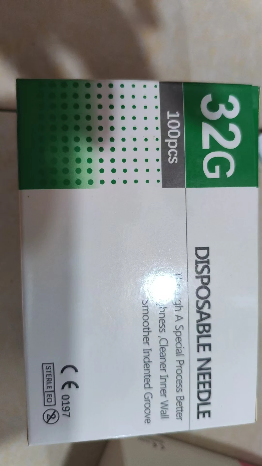 

Disposable Needle 100pcs Sterile Mesotherapy Needles Ultra-fine Painless Hypodermic Needle for Facial Injection home