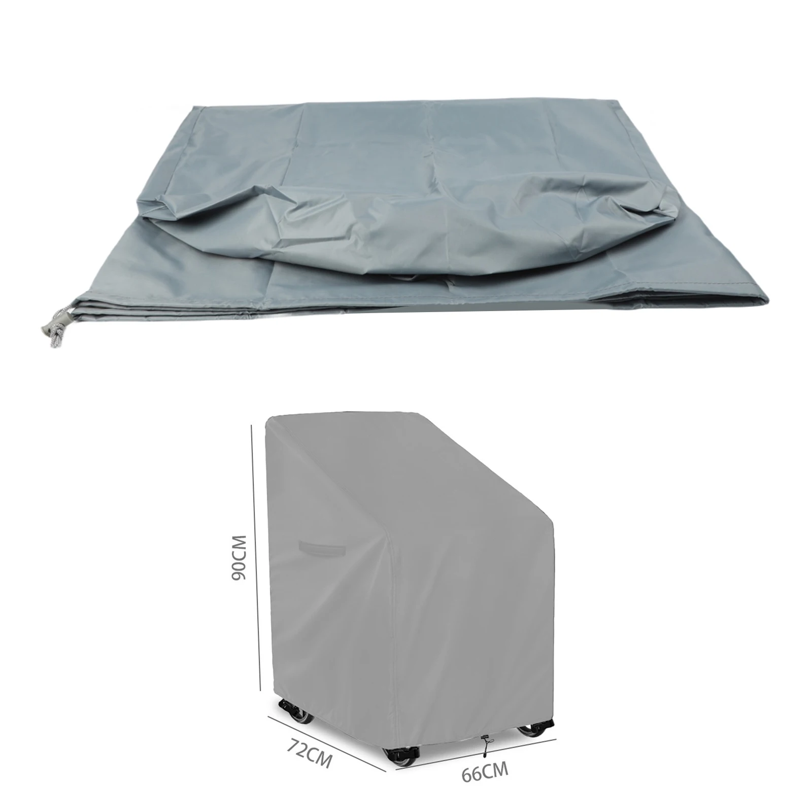 

Waterproof Rollator Walker Cover For Seniors, 210D Oxford Folding Mobility Scooter Dust Protector With Elastic Hem & Storage Bag