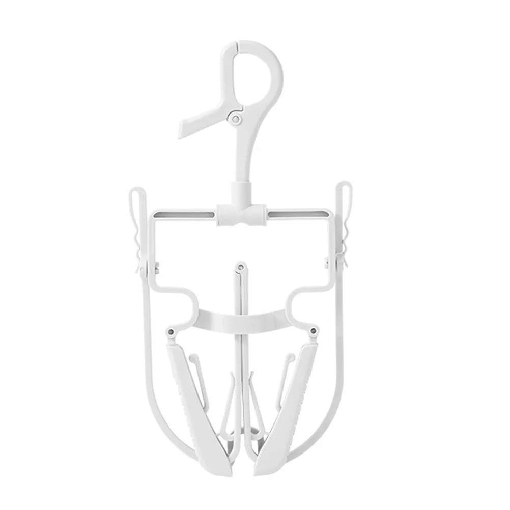 

Folding Hoodie Hanger Stretchable Adjustable Clothes Hanging Rack Heavy Duty Plastic Hangers Anti-Slip Hooded Drying Rack