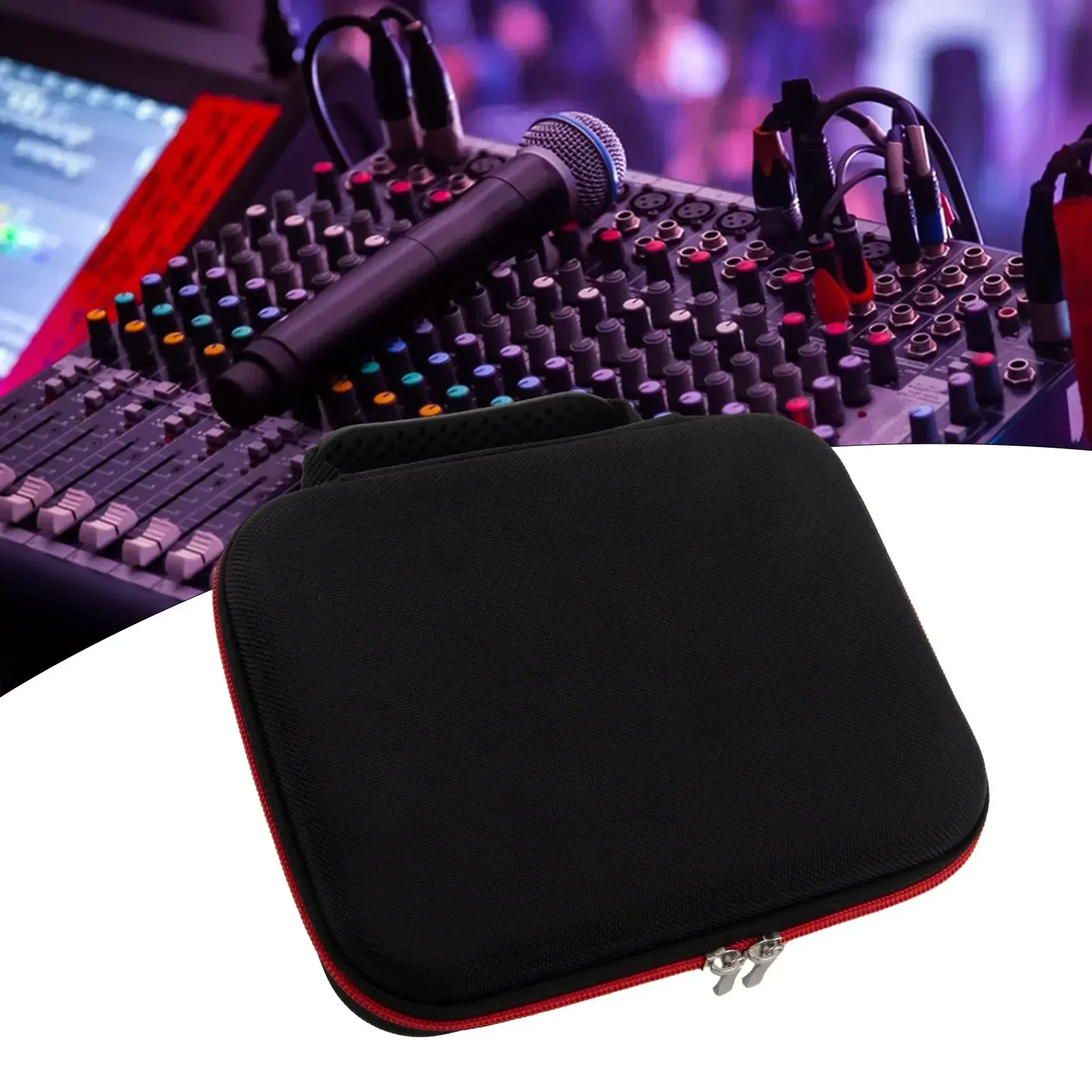 Memory Cards Storage Bag Microphone Case Parts Portable Storage 1pc 23*18cm Accessories Anti-fall Black Carrying EVA