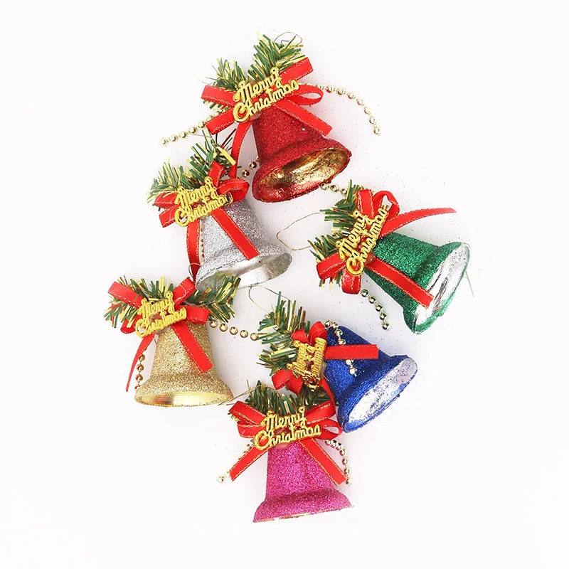 

Christmas Party Decoration Bell Pendant Christmas Tree Colorful Bells Pendant Shopping Mall Hotel Restaurant Christmas Pendant