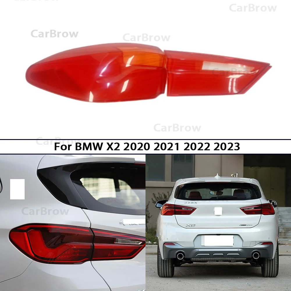 

Taillight Shell Plexiglass Mask Replace Original Lampshade Housing For BMW X2 2020 2021 2022 2023 Rear Tail Lamp Cover