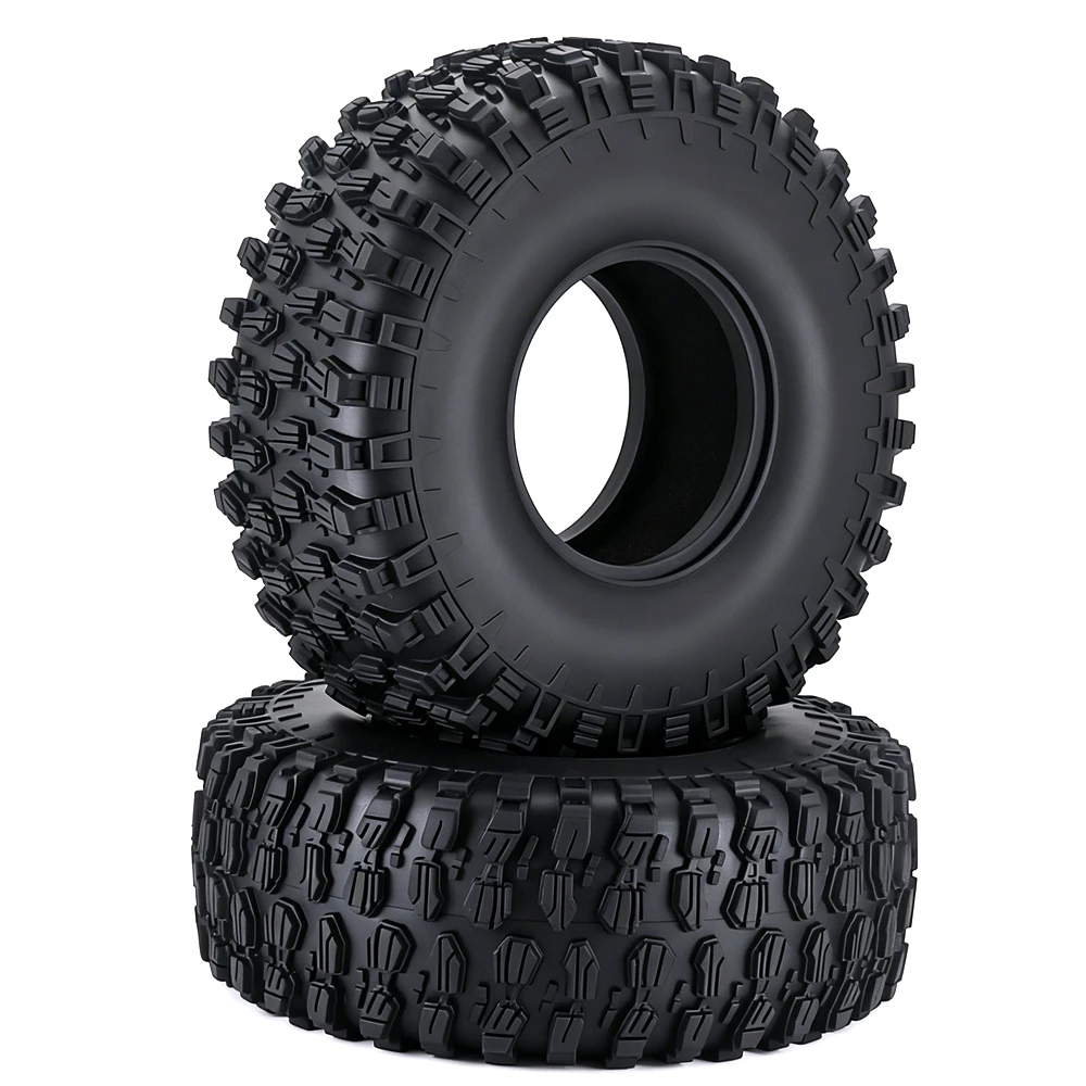 

4PCS 120*47mm 1.9" Rubber All Terrain Wheel Tires for 1:10 RC Rock Crawler Car TRX4 Axial SCX10 Redcat Gen8