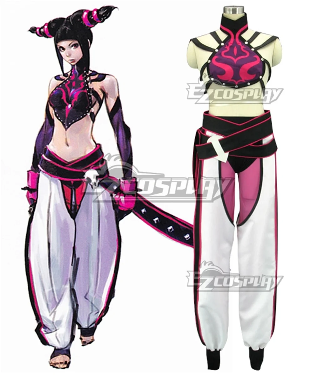 

Fighting Game Cosplay Juri Han Costume Halloween Outfit Battle Suit Carnival New Style Women Clothing