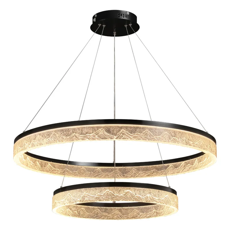 

Italian minimalist living room chandelier, light luxury, art mountain bedroom hall main light