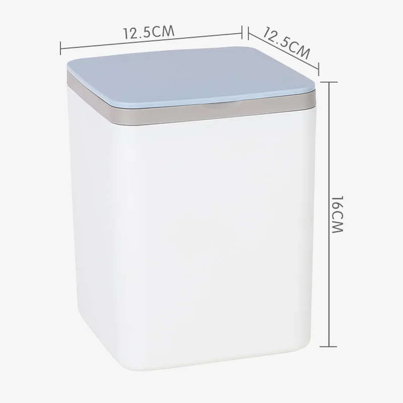 Mini  Multifunctional Trash Can Desktop Home Car Storage Bucket Accessories with Lid Garbage Bin Nordic Style Living Room Office