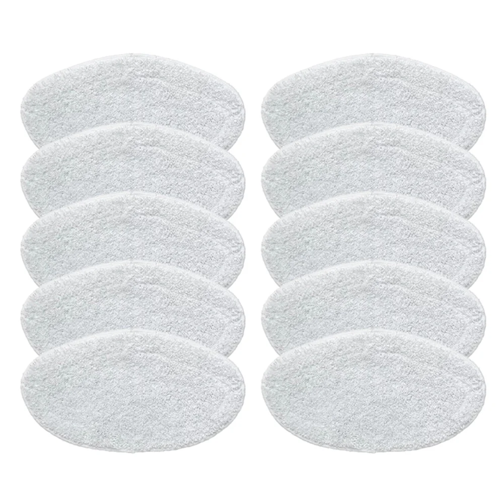 10 Uds. De accesorios, paño de mopa lavable para Polti Kit Vaporetto PAEU0332, piezas de paño de mopa de microfibra para aspiradora de vapor