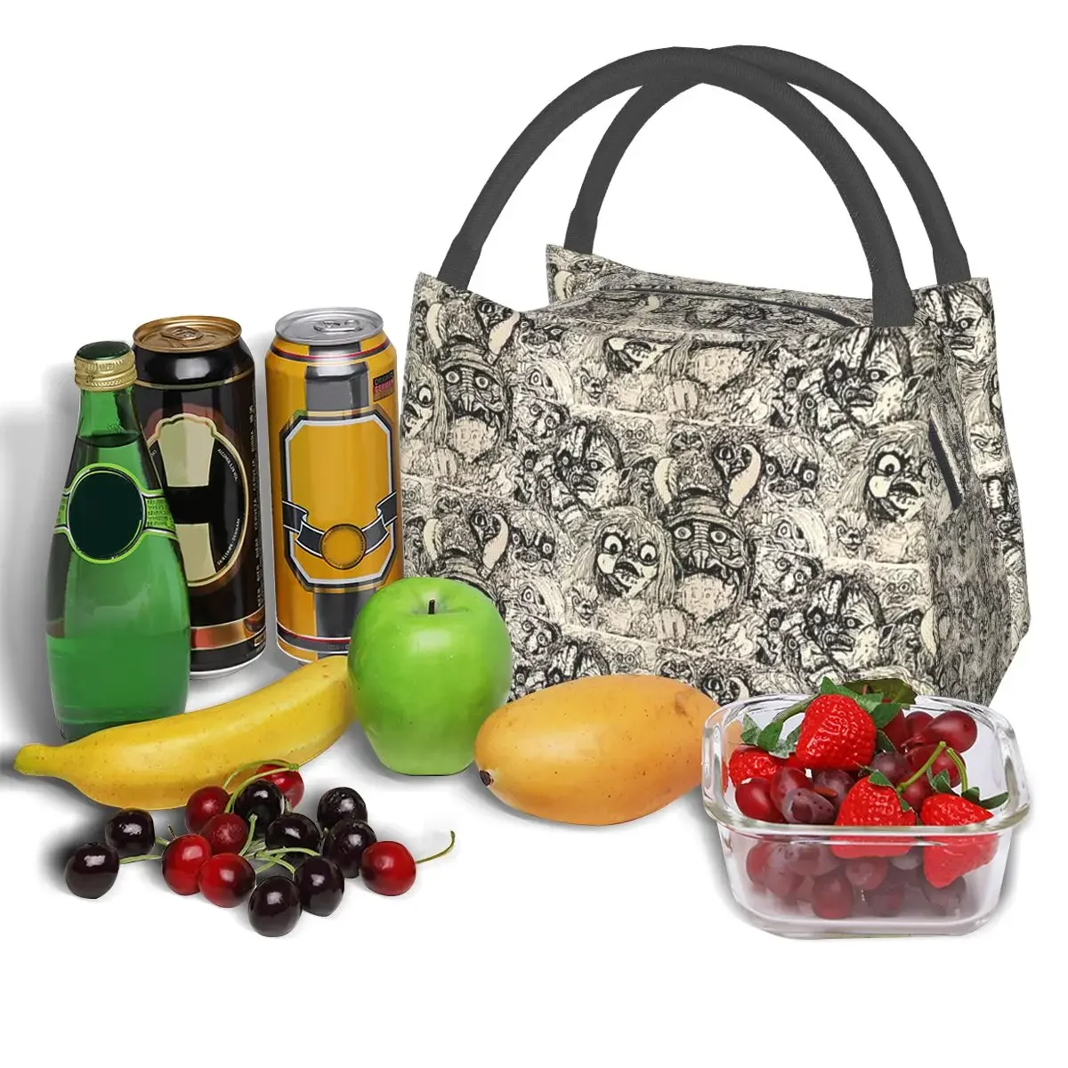 Labirinto, Jim herson Lunch Bags isolato Bento Box impermeabile Lunch Tote Picnic Bags borsa termica più fresca per la scuola dei bambini della donna