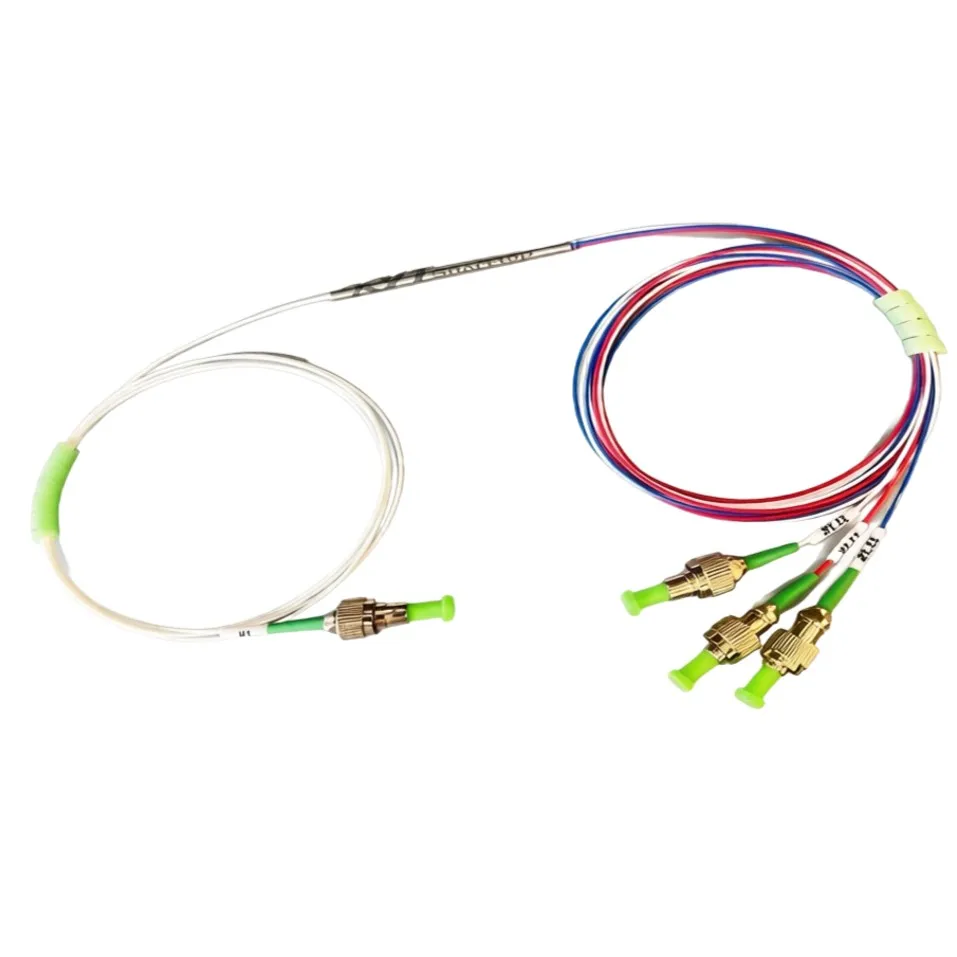 PM FBT Coupler,630nm 1*3 ,3*3 Polarization-Maintaining Fiber Tapered Coupler LC/FC/SC/ST Connectors
