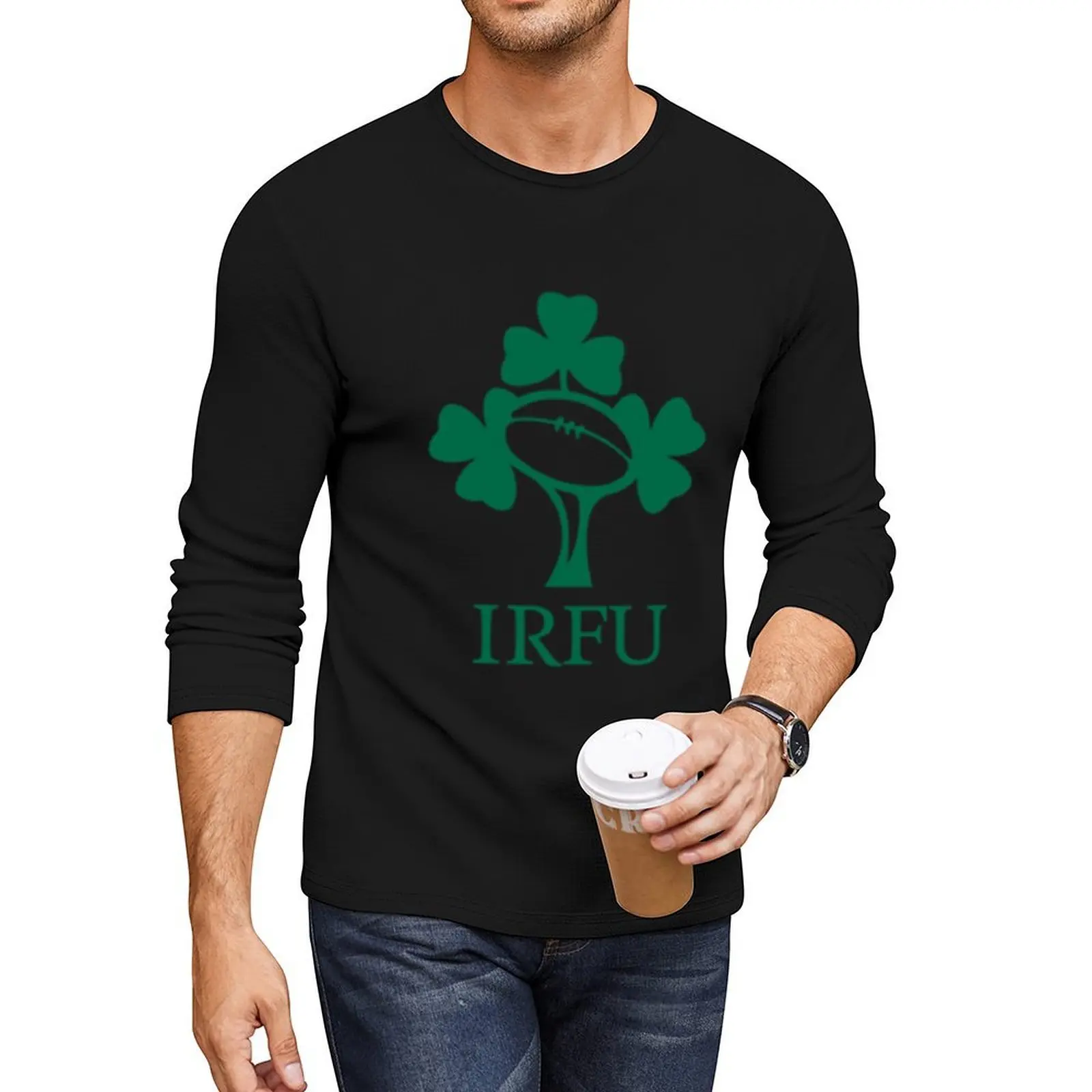 

IRFU Long T-Shirt tees oversized t shirt animal print shirt for boys new edition t shirt men clothing