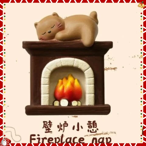 Nowa, urocza, świecąca magnes na lodówkę w kształcie kota z leśnej wyspy, z serii Hot Cartoon, w blind boxie. |   Kreatywny wystrój kuchni i łazienki |   Modny prezent