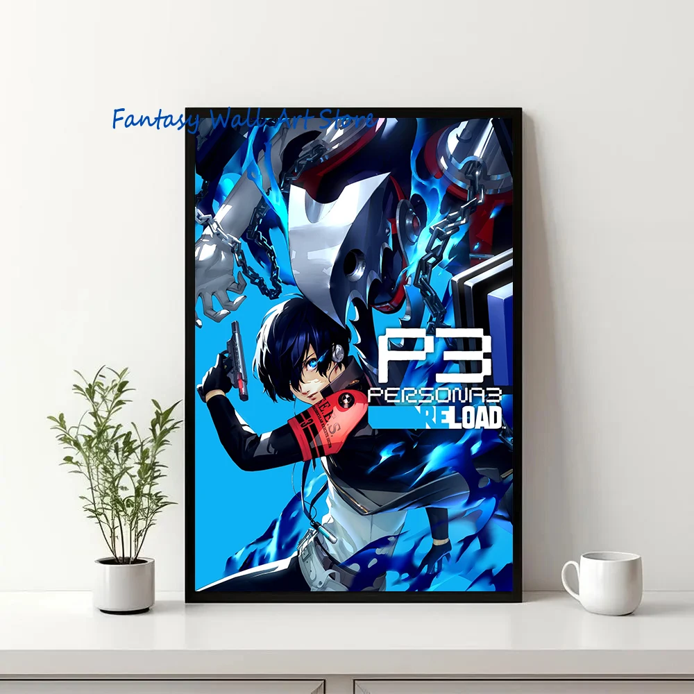 Home Anime Game P-S 4 5 Series Gaming Characters Art Poster Hot Theme SingerOSTMovie Canvas Painting Wall Pictures Home Decor