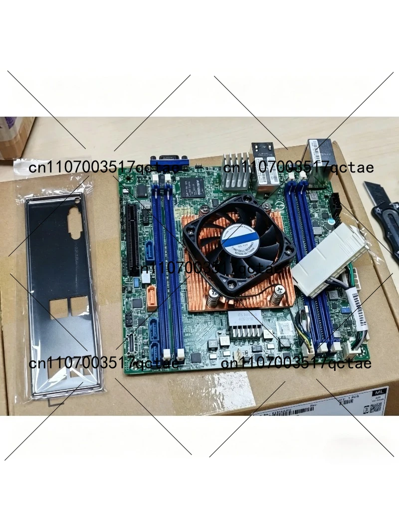 

X11SDV-4C-TLN2F, четырехъядерная материнская плата для NAS-сервера D-2123IT, два порта 10 Gigabit.