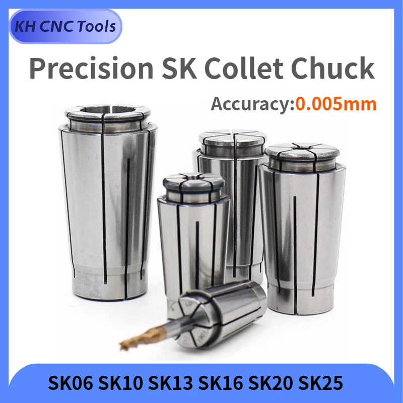 

Sk Collet AA/AAA SK06 SK10 SK13 SK16 SK20 SK25 SK Collet Chuck CNC High Speed Precision Lathe Milling Cutter Collet Tool Holder