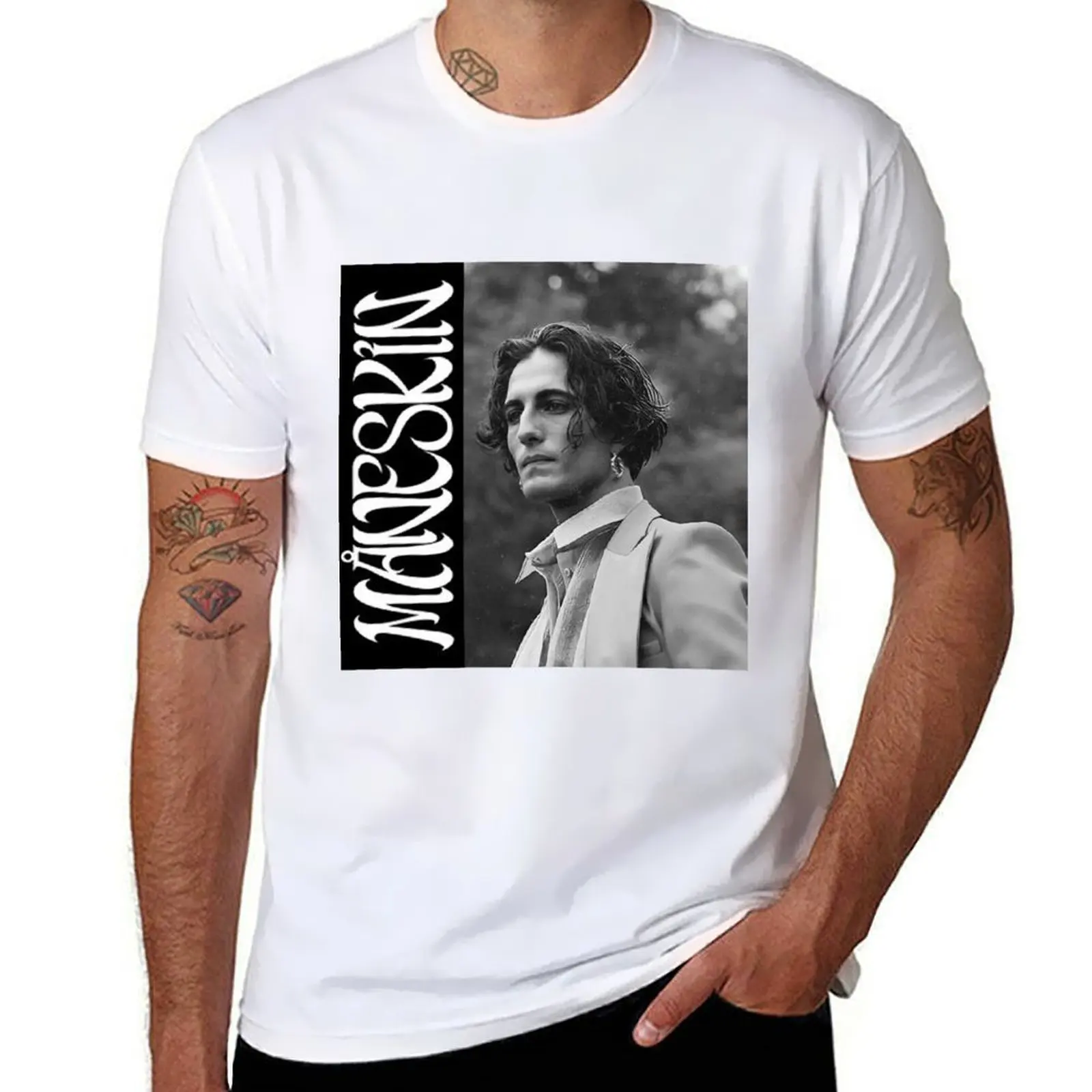 

Damiano David Maneskin T-Shirt g man t shirts for men t shirt personalised T-Shirt