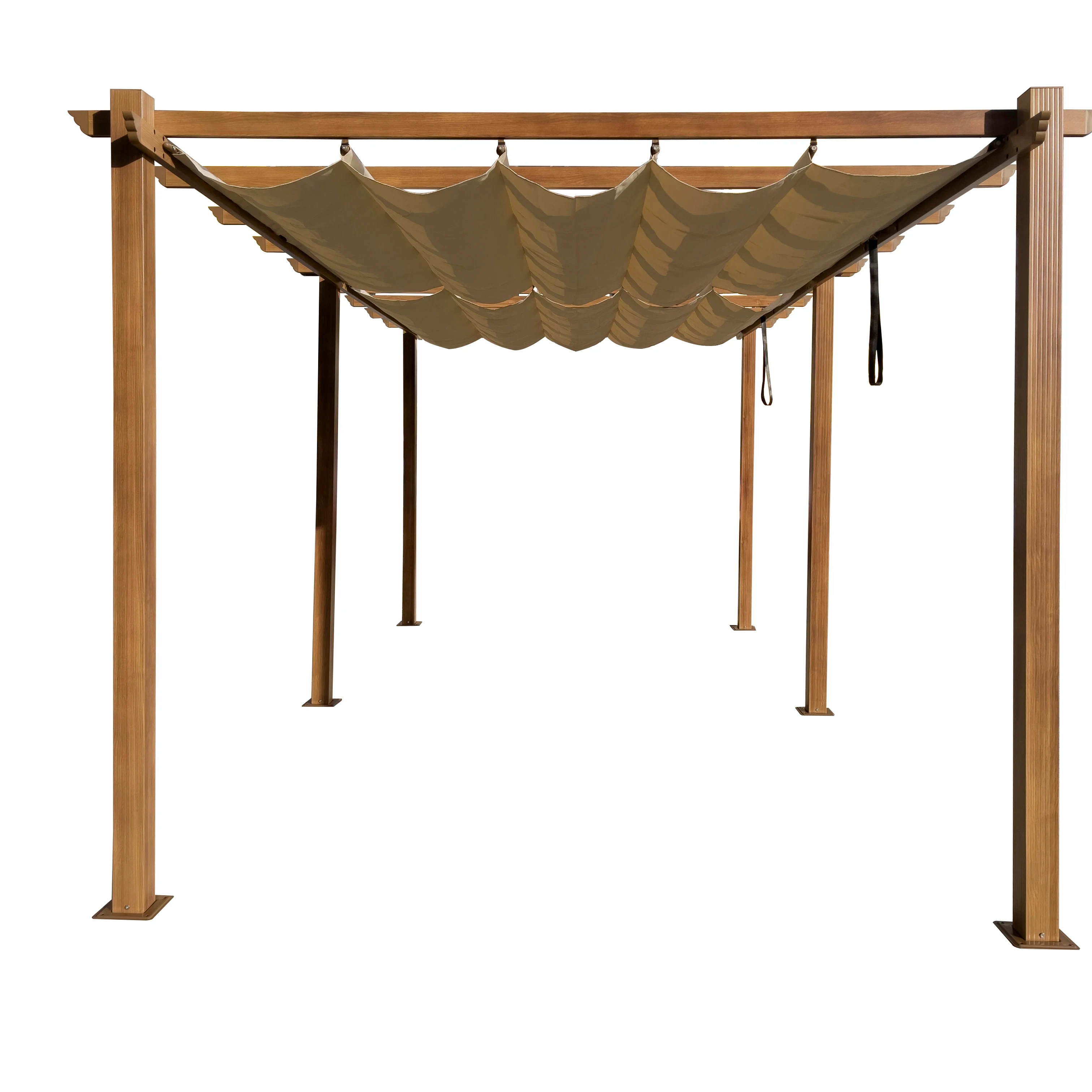 Hot Sale Bioclimatic Metal Outdoor Garden Pergola Waterproof Gazebo Arch for Patio Furniture for Outdoor Use