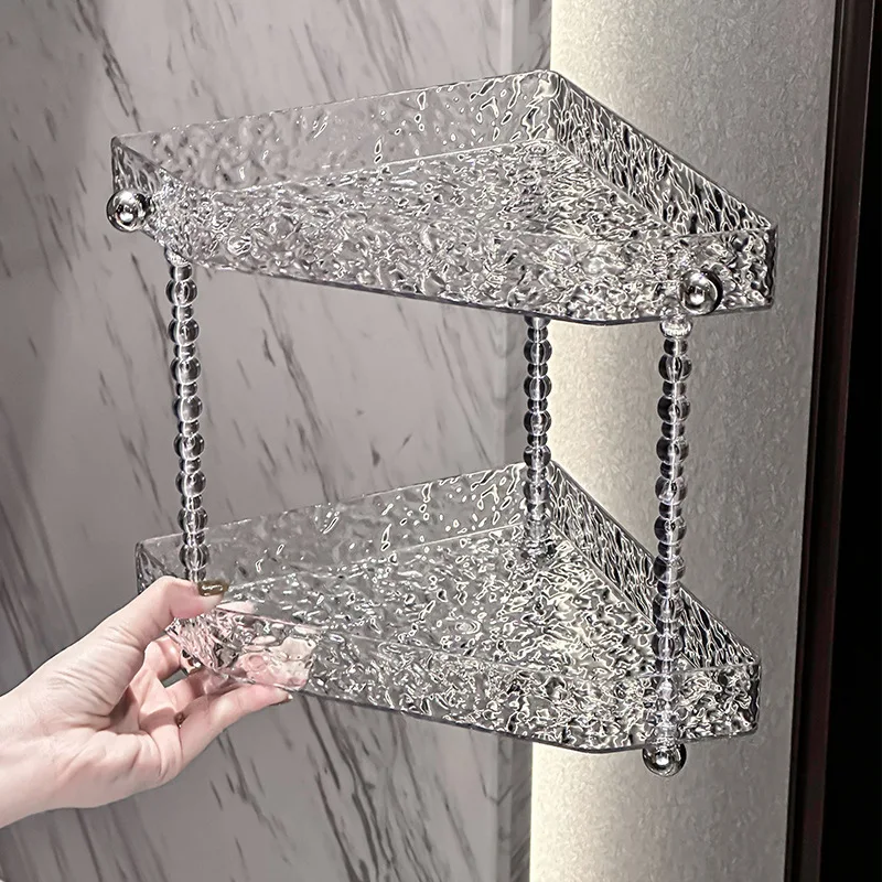 

Custom.Bathroom Corner Shelf Washstand Cosmetic Organizer Storage Rack Toilet Bathroom Multi-layer Rack